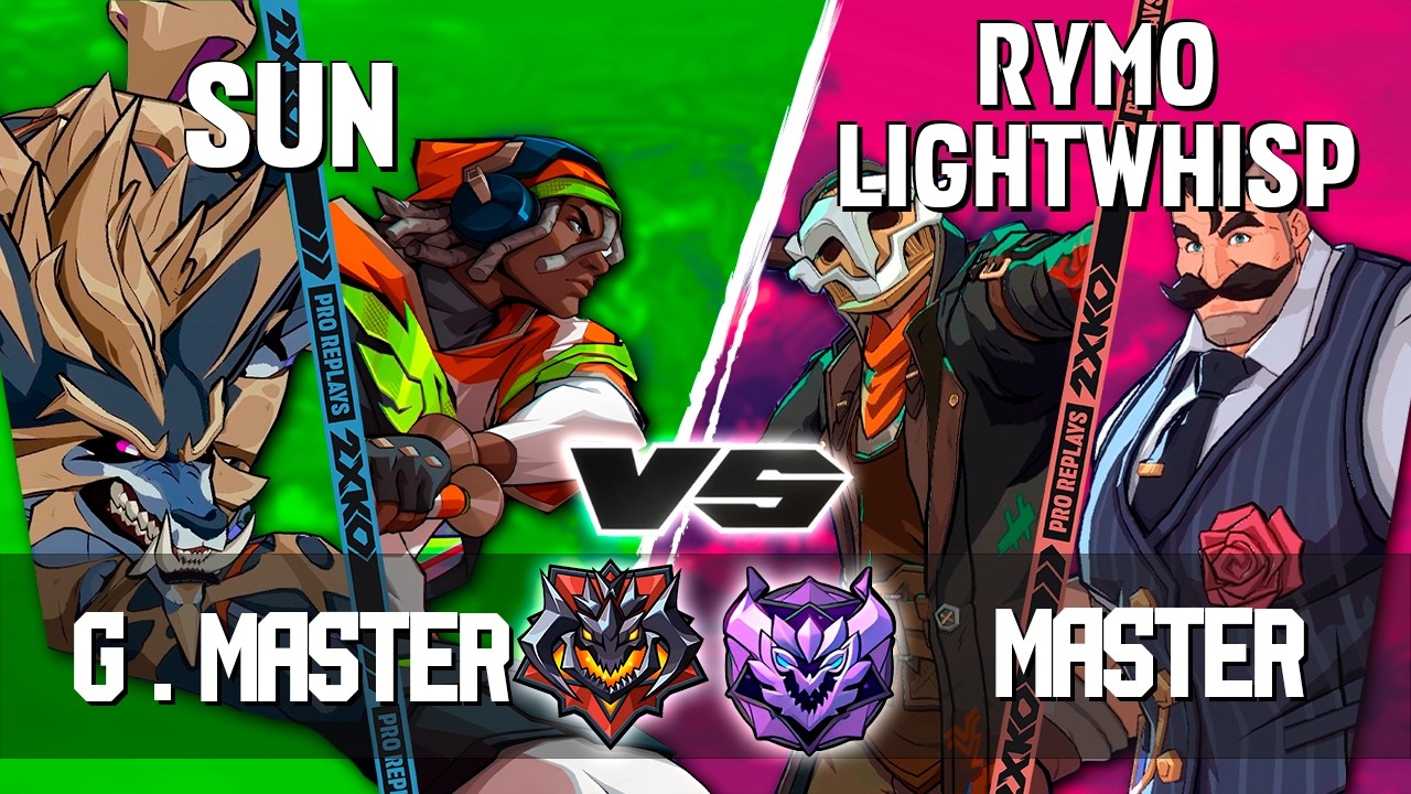 2XKO ▰ SUN (Ekko-Warwick) vs RYMO - LIGHTWHISP (Ekko-Braum) ▰ 2XKO Pro level replays
