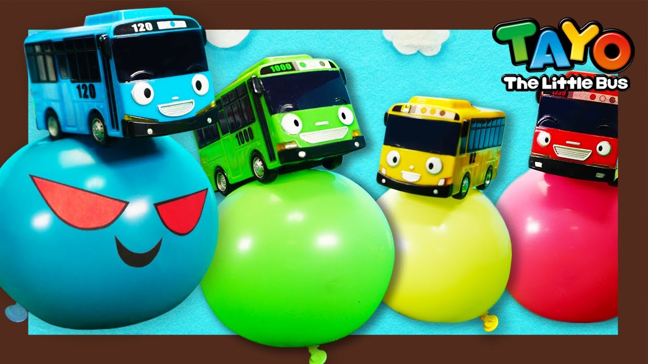 Hantu balon muncul di garasi! l Tayo Polisi Monster l Tayo Tim Penyelamat l Tayo Bus kecil