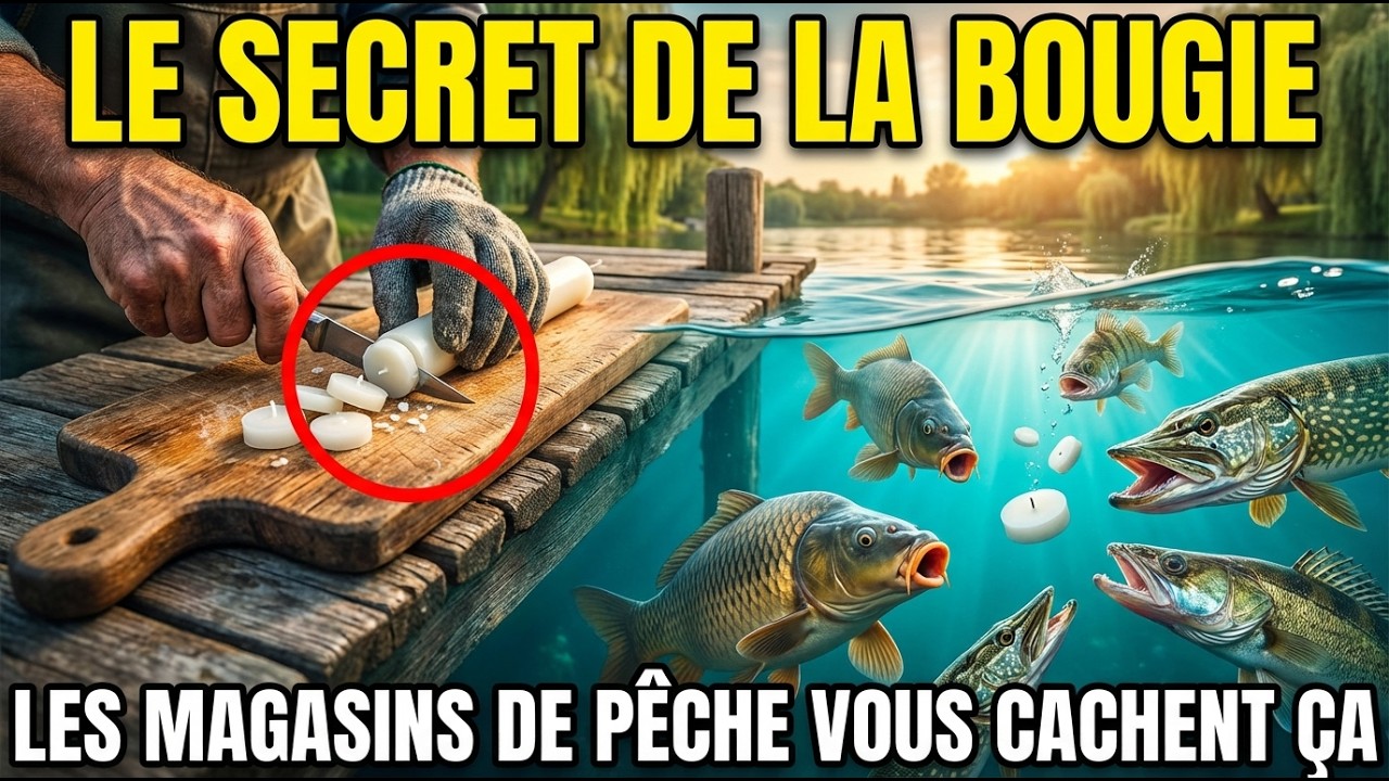 Coupez Une Bougie Comme Ça — Les Poissons Mordent Sans Arrêt, Mieux Que Tout Leurre !