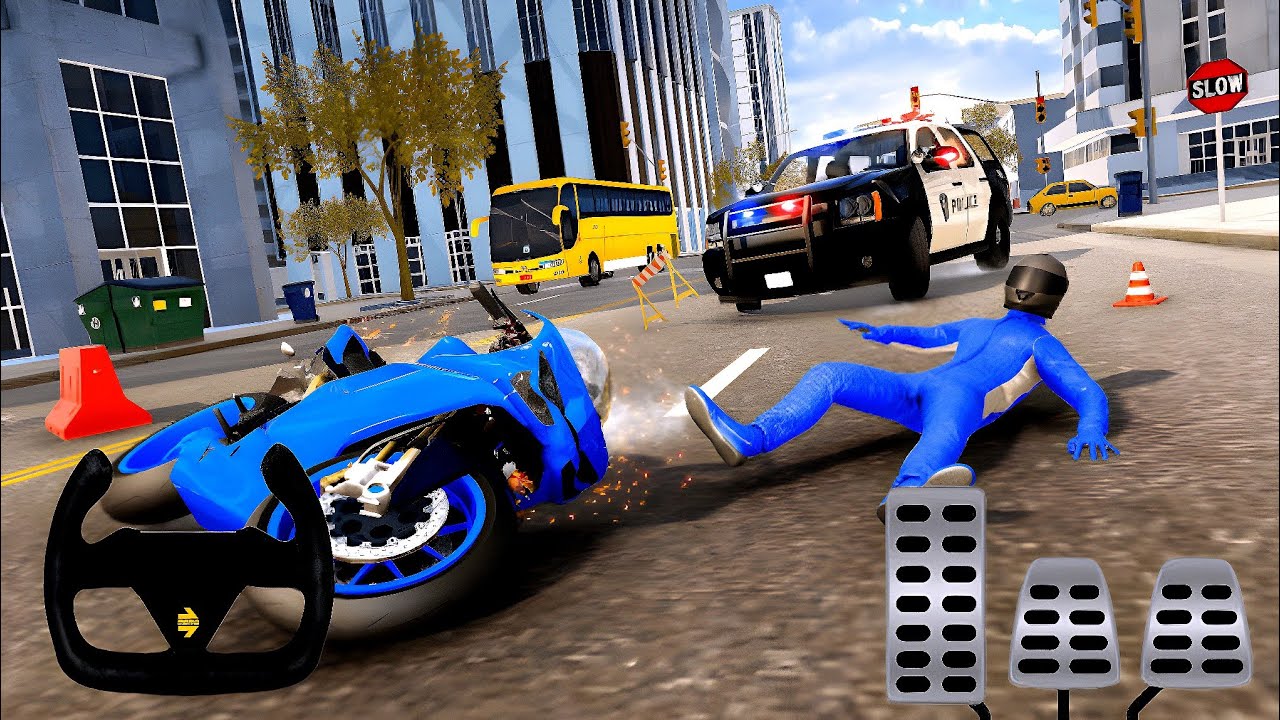 Extreme Bike Driving 3D Gameplay Video - Bike Game - Android Gameplay