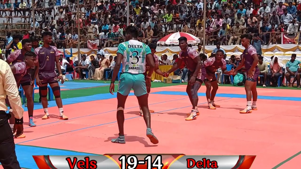 Delta vaduvur Vs Vels University |  Villupuram / RD Sports Kabaddi