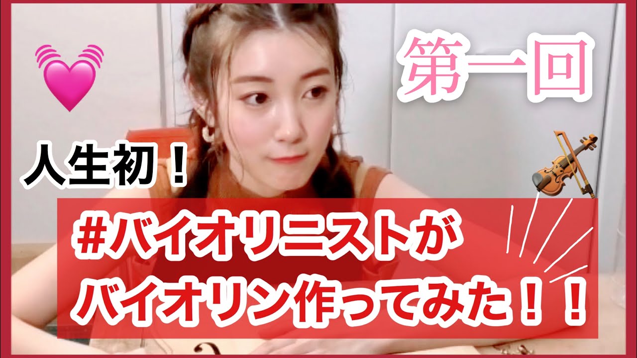 【DIY】バイオリニストが人生初の「バイオリン製作キット」作ってみた！！【第一回】