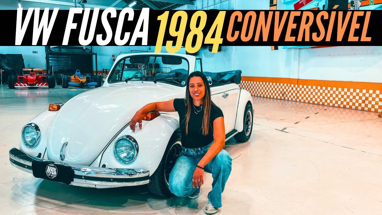 FUSCA 1984 CONVERSÍVEL - VOCÊ TAMBÉM TEM VONTADE DE TER UM FUSCA CONVERSÍVEL?