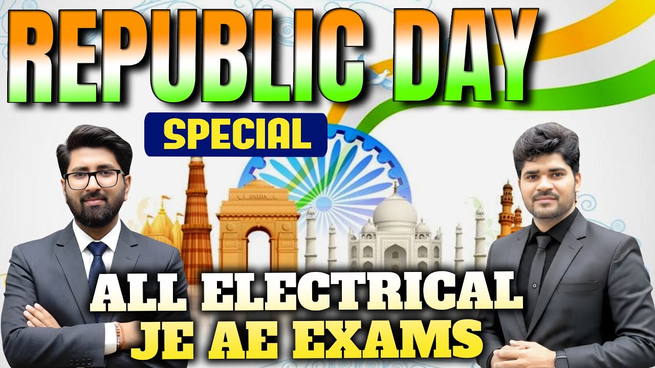 77th Republic Day Big Dhamaka For ALL ELECTRICAL JE /AE | अब सबका होगा Selection🔥@8:00pm 