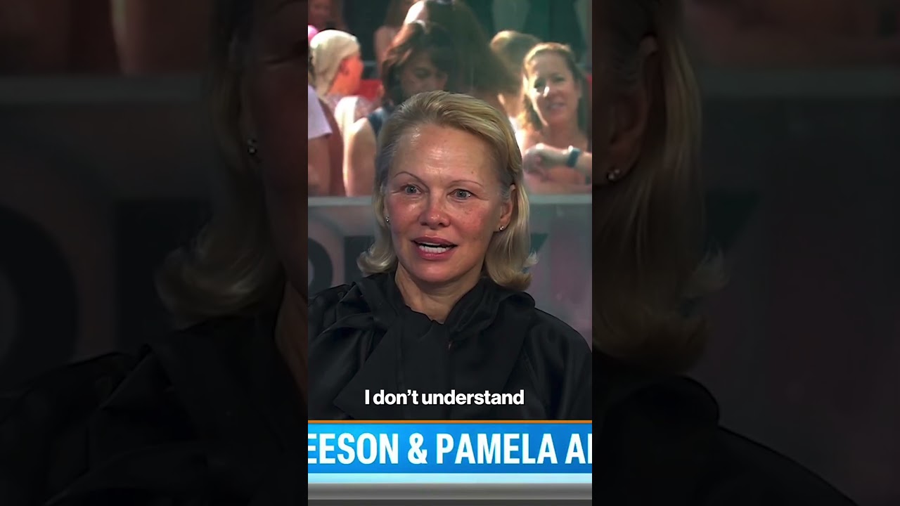 Pamela Anderson and Liam Neeson play coy about their rumored relationship 