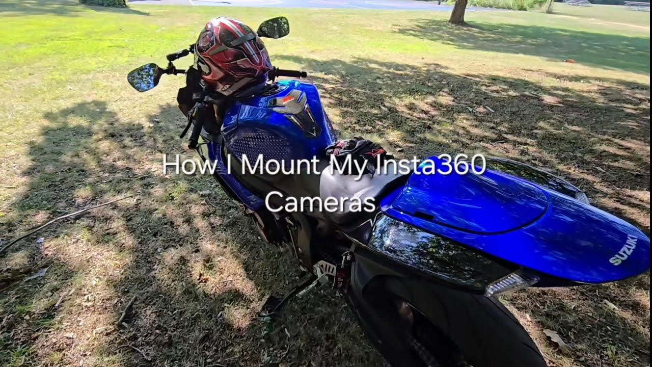 How I Mount My Insta360 Action Cameras | GSXR 600