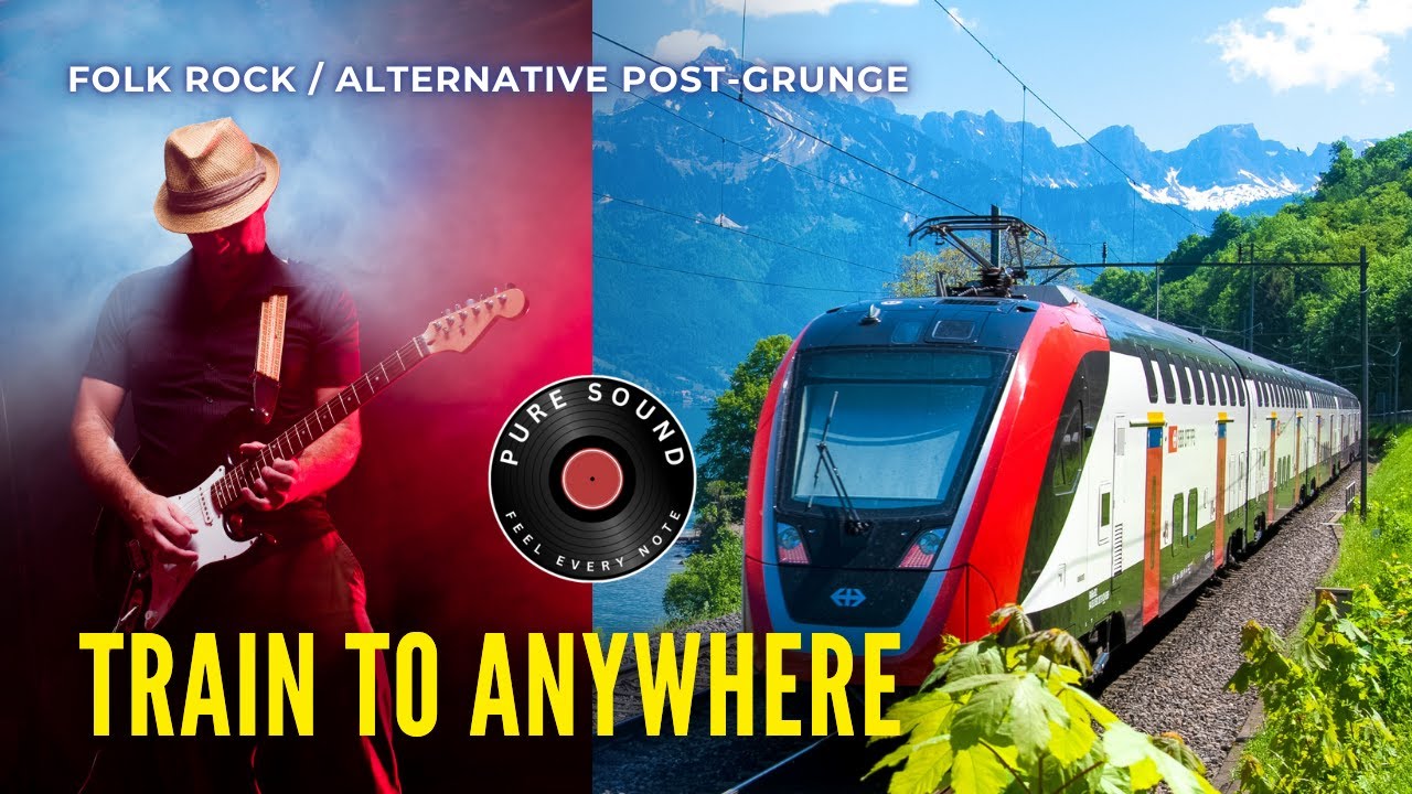 SABLE ZEPHYR - Train to Anywhere – Folk Rock / Alternative Post-Grunge Song (Official Lyric Video)