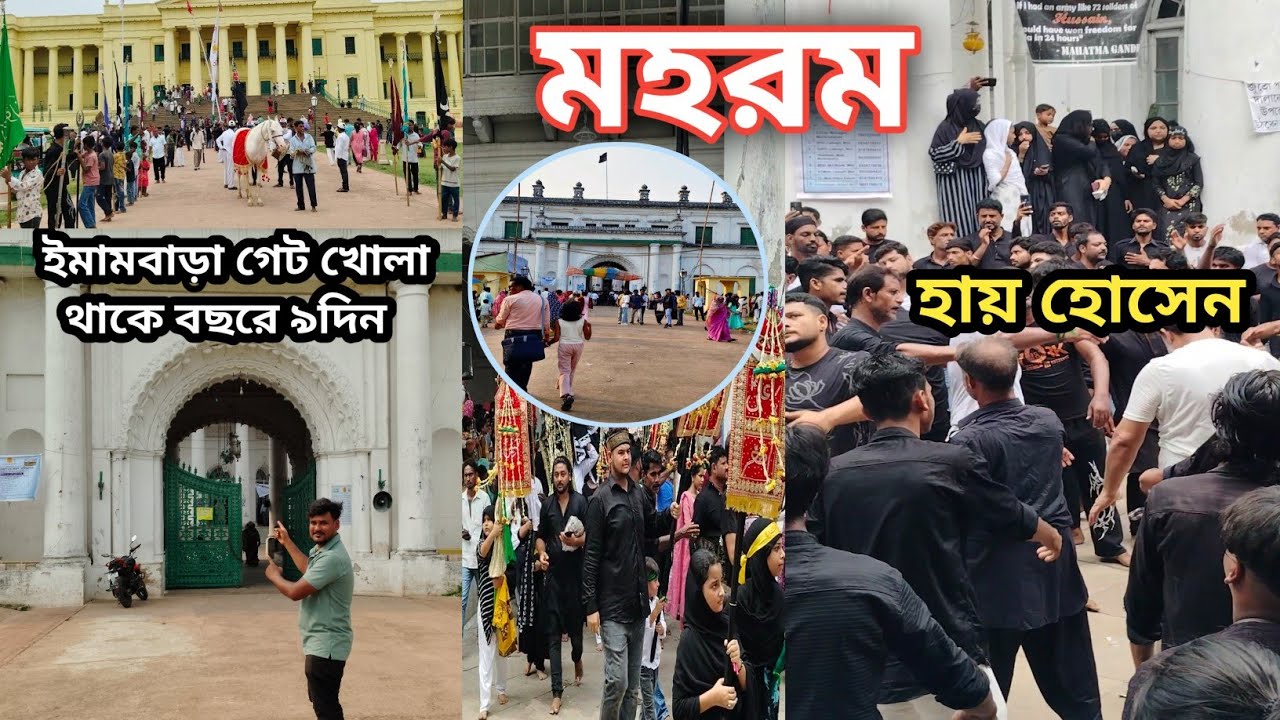 ৮ই মহরম মুর্শিদাবাদ এ ইমামবাড়া অসাধারণ মতাম জারির দৃশ্য  //murshidabad //imambara //mohorom 