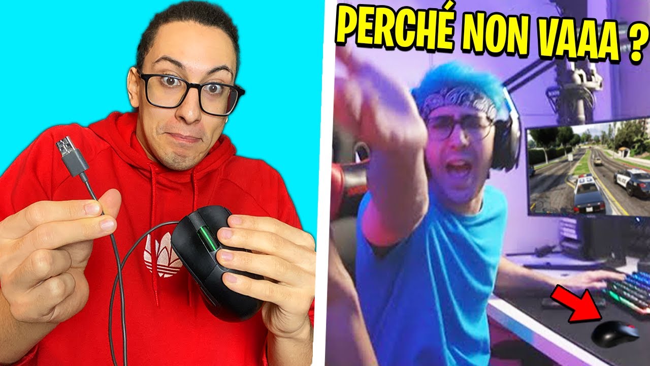 STACCO il MOUSE a TEKNOYD MENTRE &egrave; in LIVE...