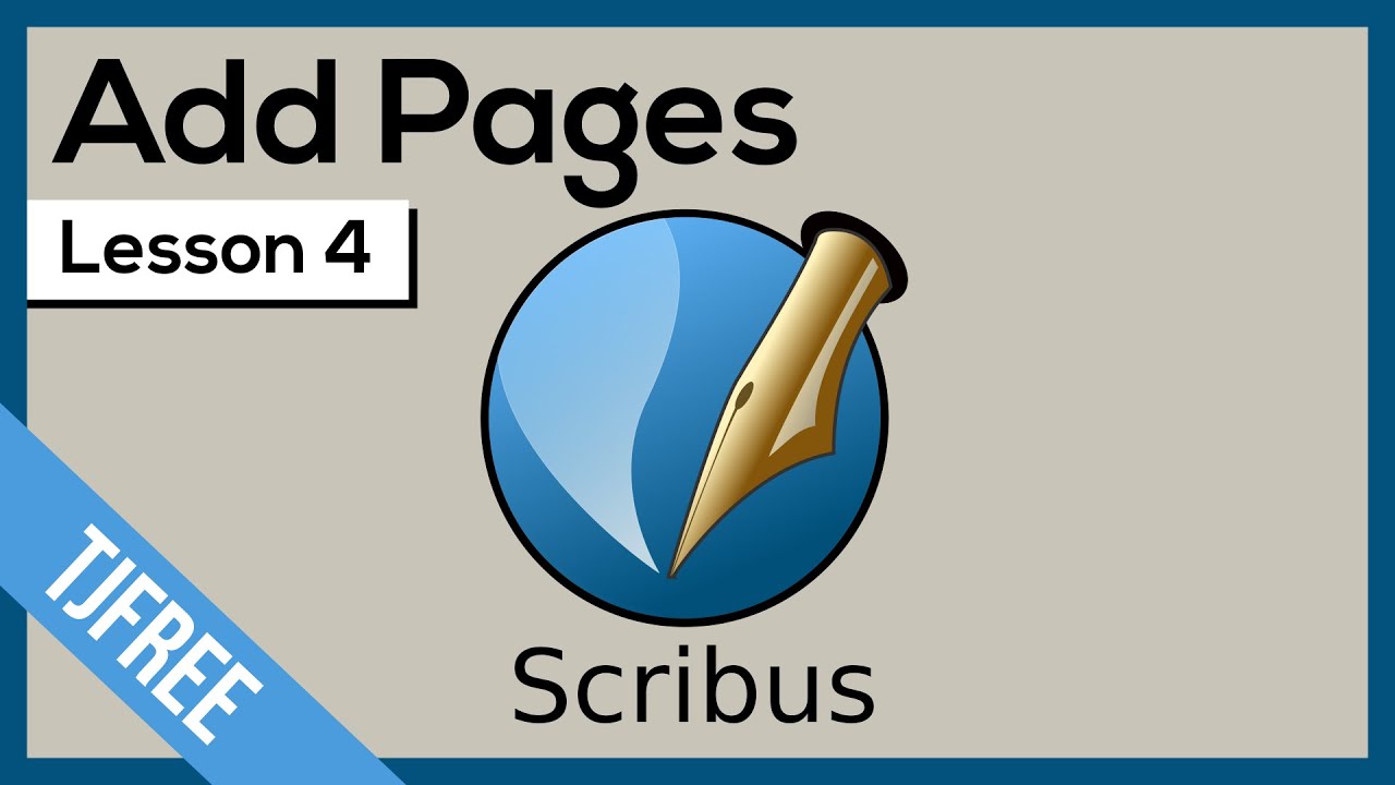 Урок 4 Scribus — Добавление и удаление страниц