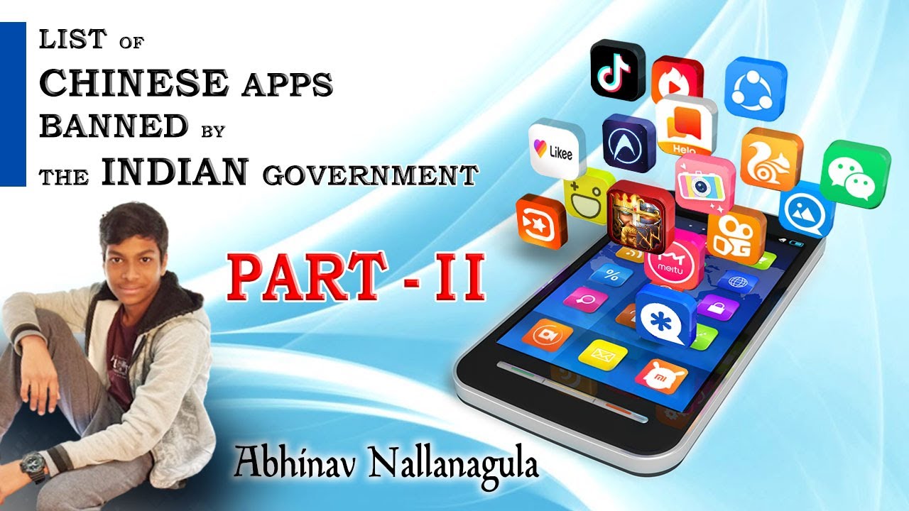 List of chinese apps banned by indian government ## PART - 2