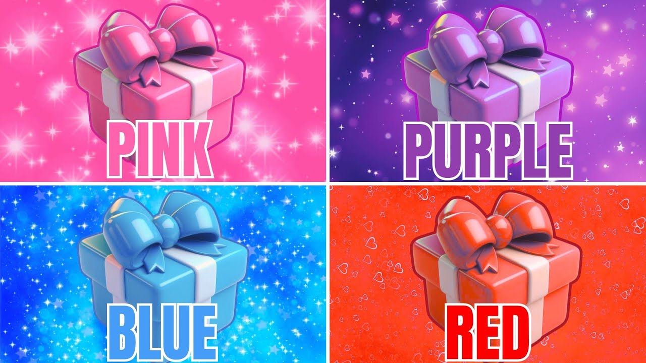 CHOOSE YOUR GIFT ✨️ 🎁|| 4 GIFT BOX CHALLENGE #giftboxchallenge #quiz 