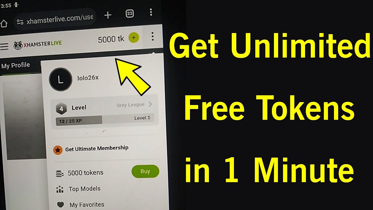 xHamster MOD 2026 - How to get unlimited free tokens on xhamsterlive in an easy way✅ Android & iOS