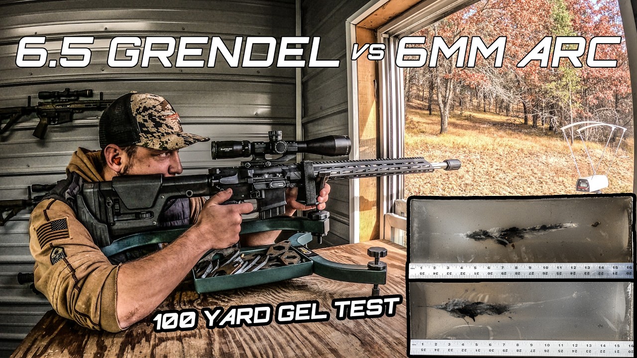 6.5 Grendel против 6 мм ARC | Тест геля Hornady ELD-VT и V-MAX на 100 ярдах