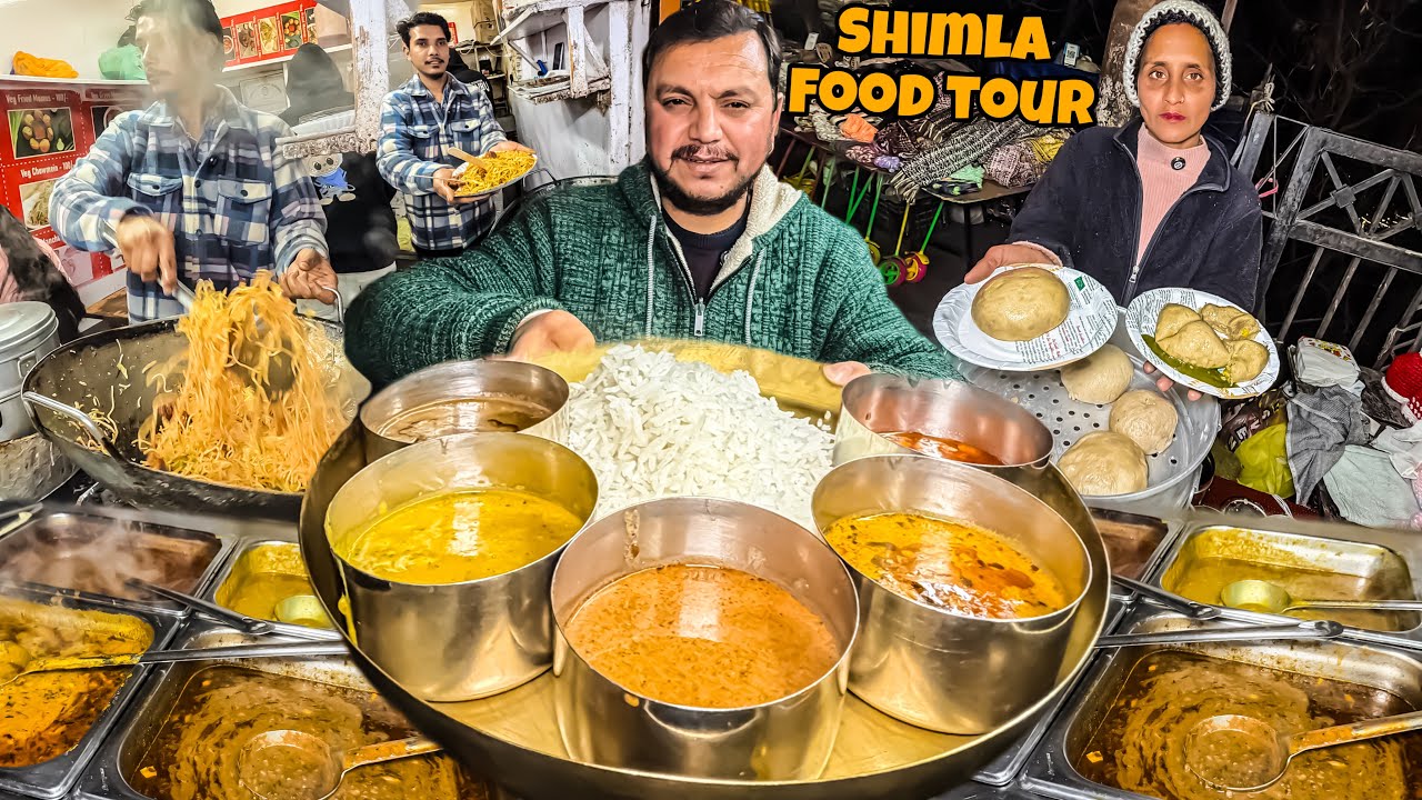 SHIMLA Himachal Pradesh Tour | Shimla Street Food | Shimla Best Food Tour | Himachal Pradesh