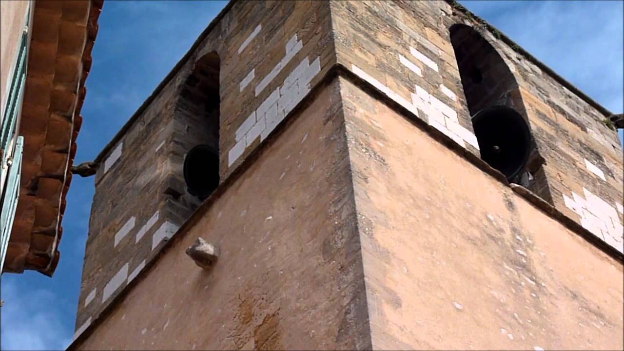 Église Saint Sauveur à Aubagne - Annonce de l'office (vue cloches 4 et 1)