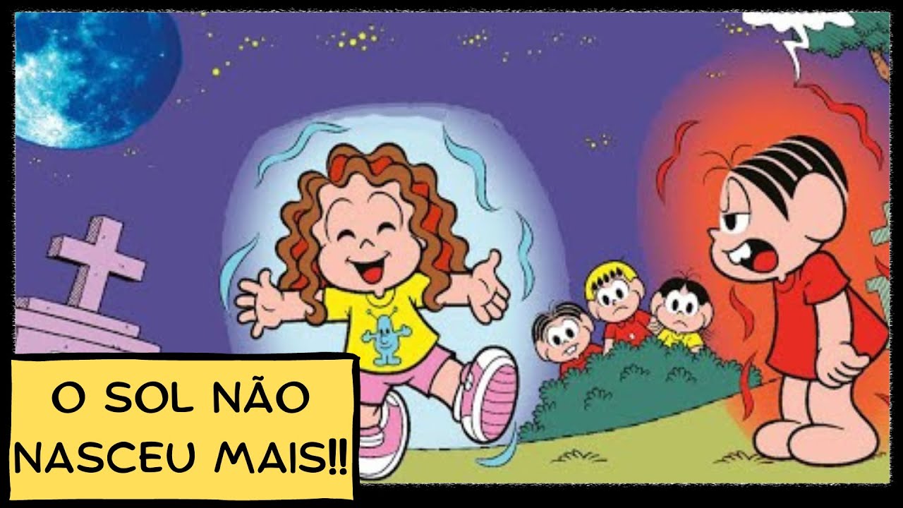 O SEGREDO DA LUZ AZUL NO CEMITÉRIO - TURMA DA MÔNICA QUADRINHOS DUBLADOS