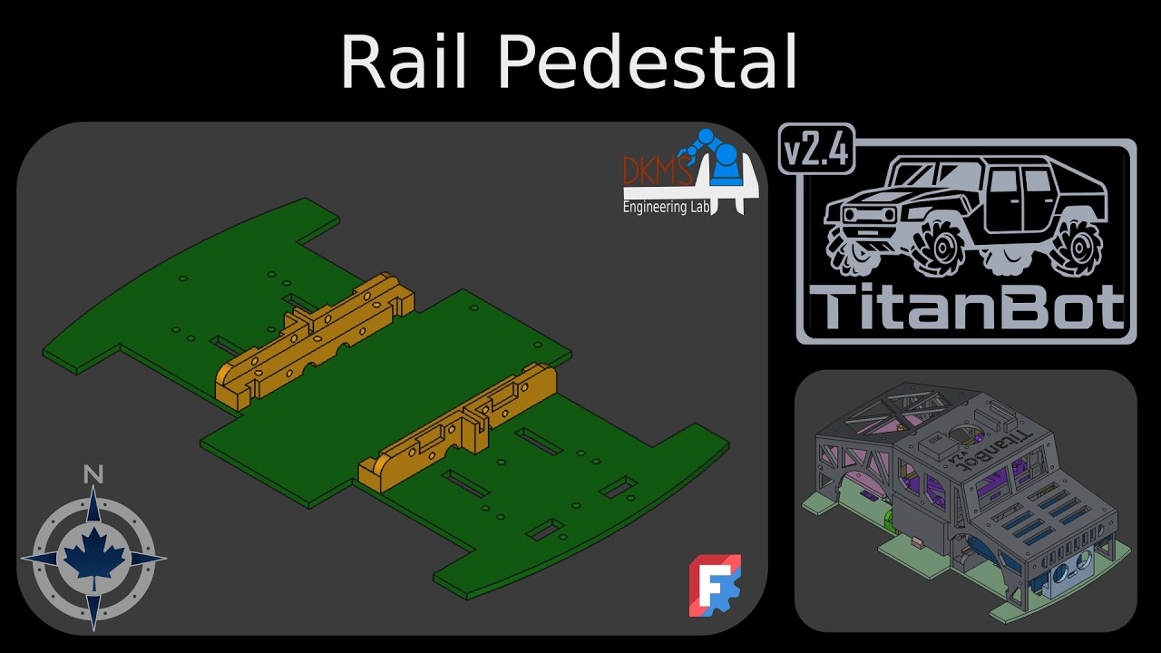 TITANBOT SERIES: PART 2 | RAIL PEDESTAL