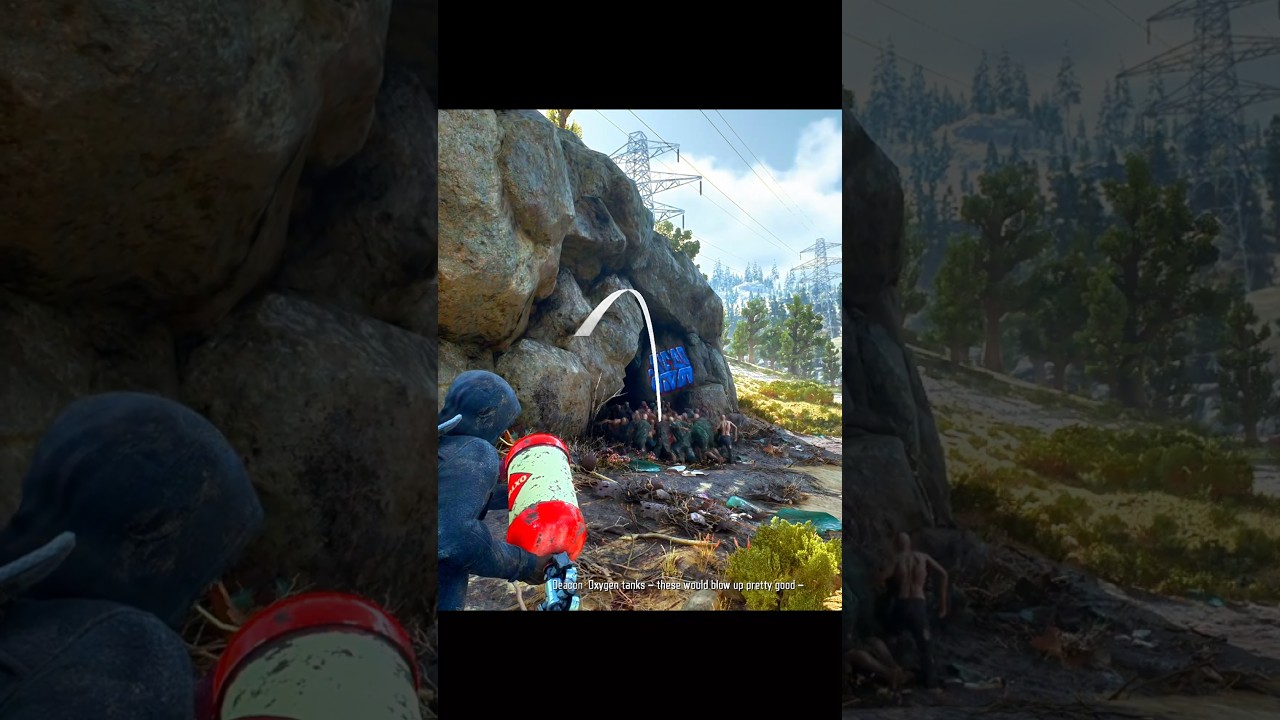 Days Gone | Oxygen tank vs Horde | The Growler #shorts