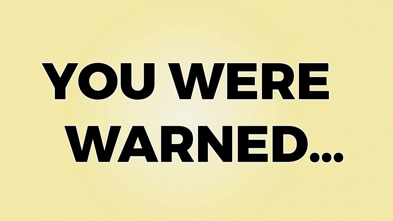 👉God Says: You Ignored The Signs About This Person… | God Message Today