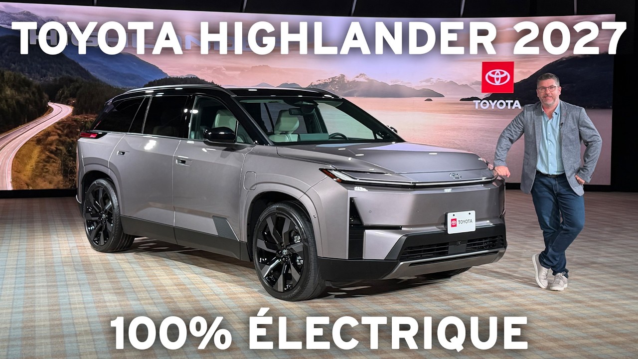 Pr&eacute;sentation du Toyota Highlander 2027 (100% &eacute;lectrique)