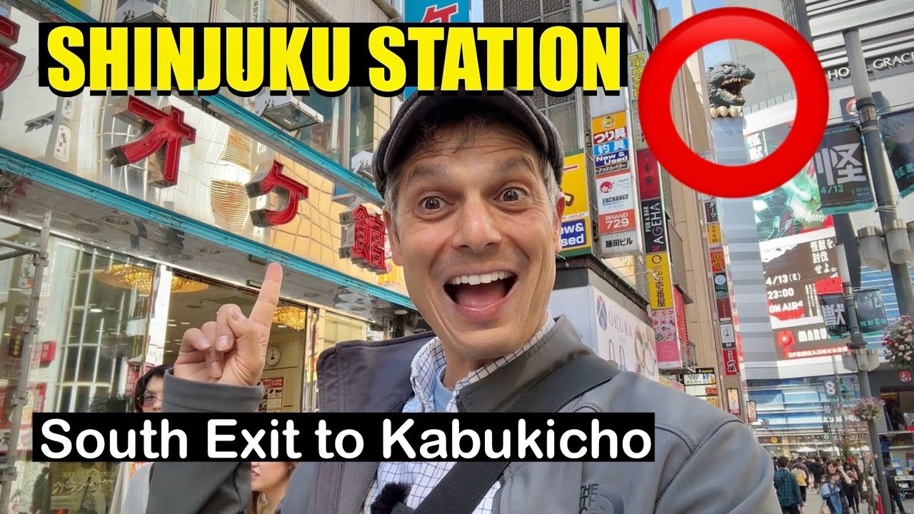 Shinjuku Station South Exit to Kabukicho