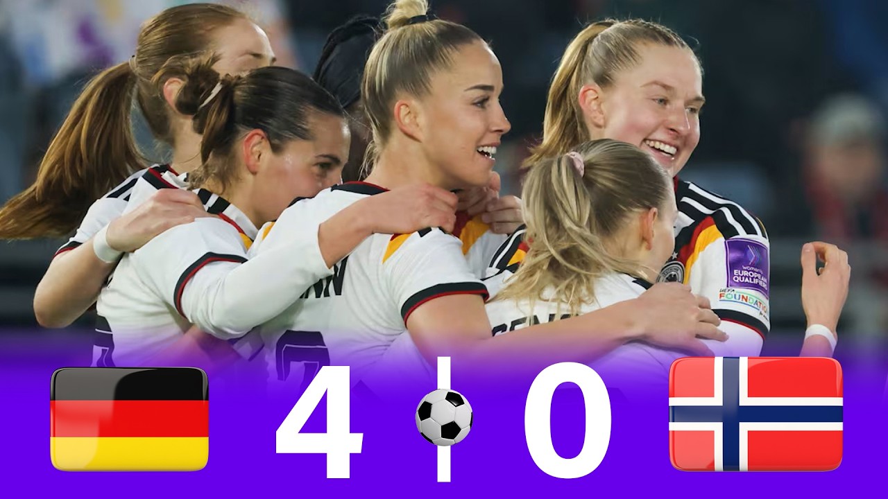 Germany vs Norway | Ruthless German Dominance! | World Cup 2027 Qualifiers