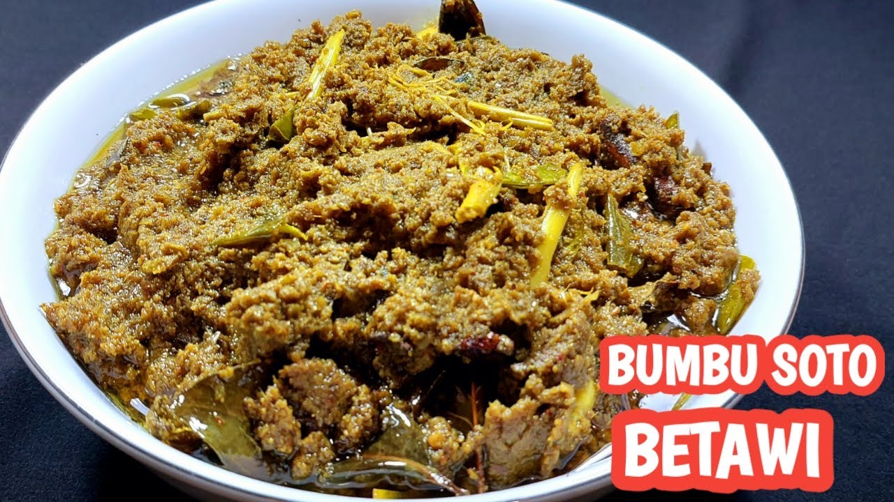 Cara Membuat Stok Bumbu, Soto Betawi Asli Enak, Isian Daging Untuk 50 Porsi