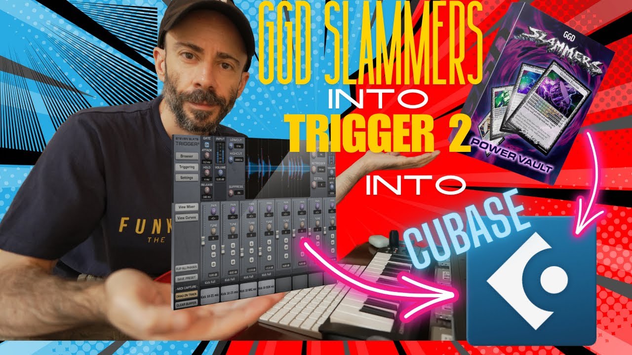 How to Blend & “Alias” GGD Slammers Drum Samples to VST MIDI Events in Cubase using Slate Trigger 2