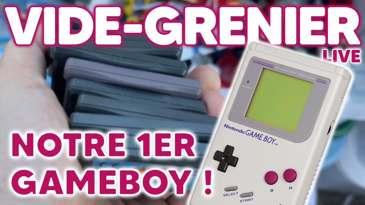 10 jeux achetés, 1 Gameboy offert ! | Vide-grenier | Hook City