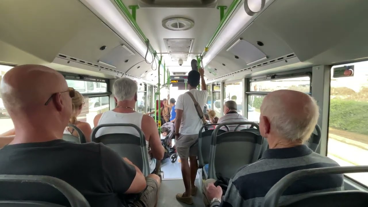 Just 4 minutes of driving in Maltese bus 4K 60fps