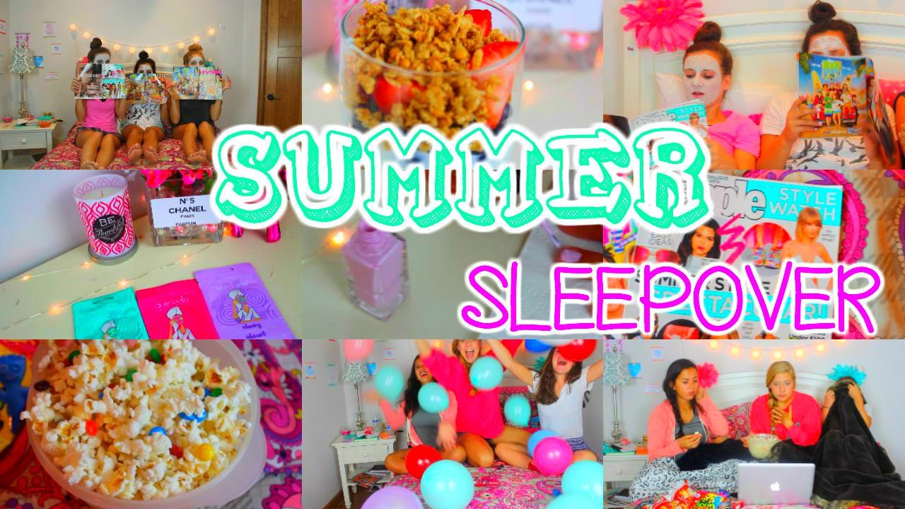 Summer Sleepover!! Essentials, What To Do & DIY's