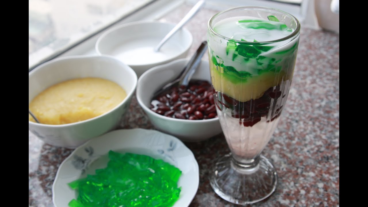 THREE-COLOR DESSERT - Chè Ba Màu | Helen's Recipes
