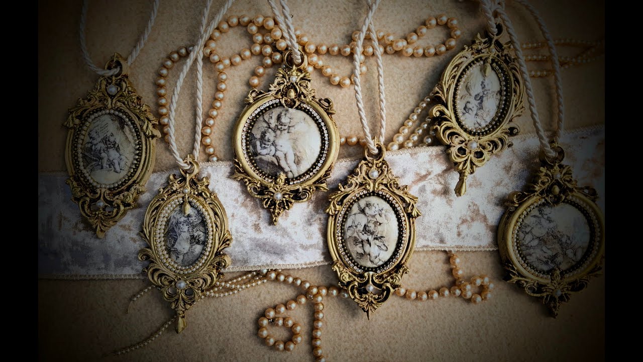 Anleitung Barockhänger Engel - Instructions for Baroque Angel Pendant