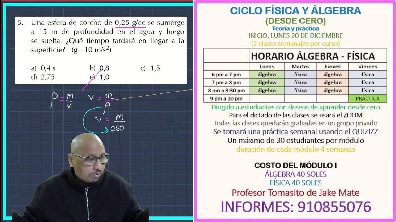PRINCIPIO DE ARQUÍMEDES (Clase demostrativa)