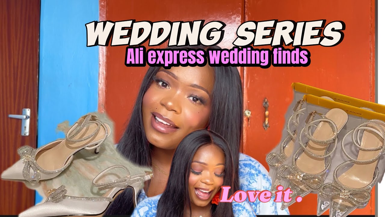 WEDDIN SERIES || Ali express is the girl she thinks she is😍!!Shoes, confetti, bachelorette veil etc