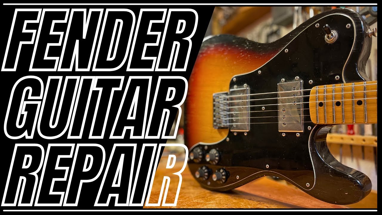 Fender Telecaster Deluxe 1975 Vintage Guitar Repair/Restoration