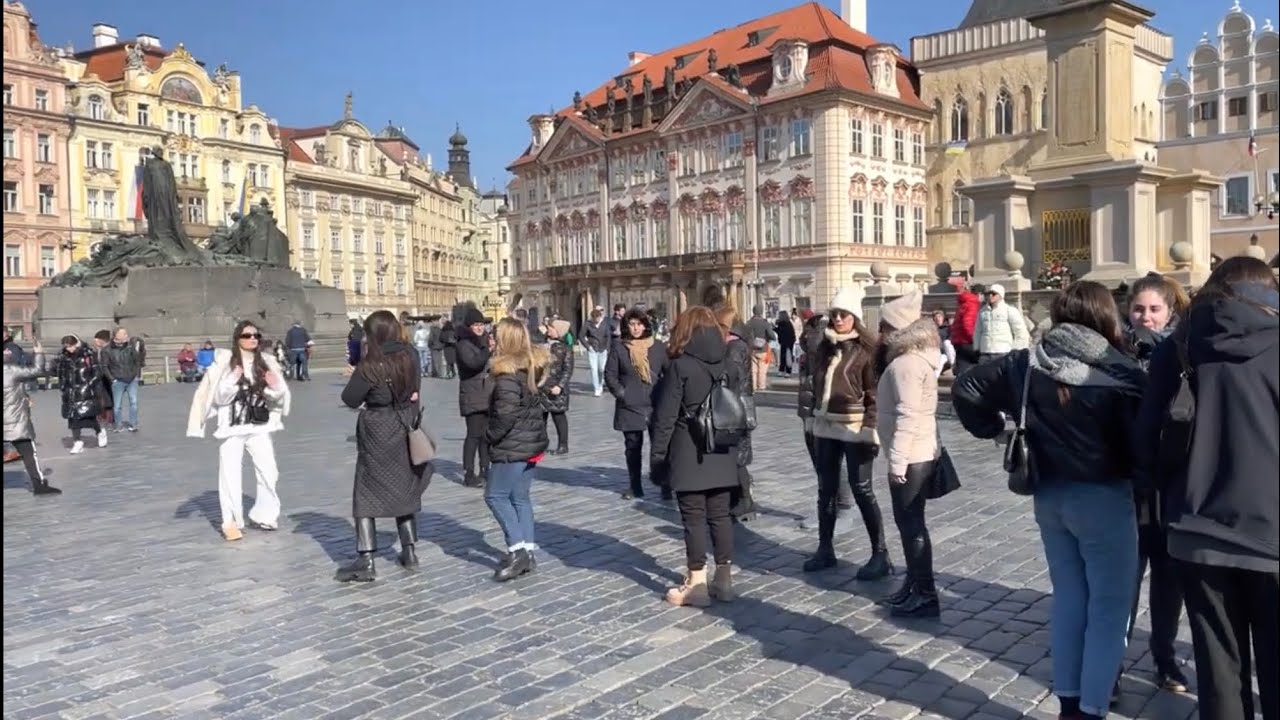 PRAGUE, WALKING AROUND CENTER OF PRAGUE, 4K WALK TOUR, CZECH REPUBLIC🇨🇿 