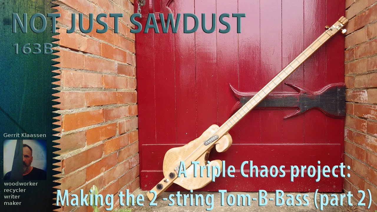Making the ToM-B-Bass, a 2 string Modulair Bass