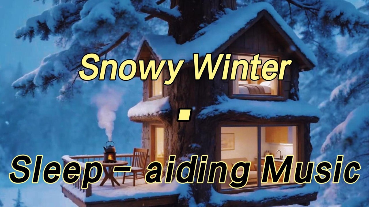 Winter Snow Cottage | Fall Asleep in Ten Minutes | Sleep - aiding Music#funny #youtube #relax #sleep