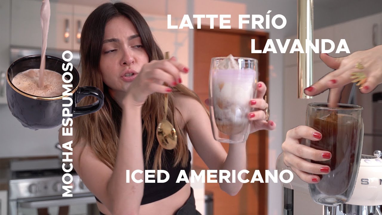 Cómo preparar café de cafetería FANCY en casa y más barato... 3 recetas | Vlog #44