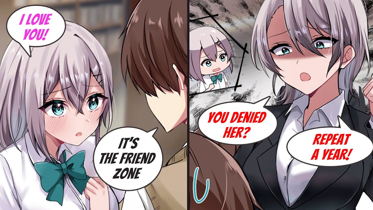 ［Manga dub］I rejected my childhood friend but her old scary sister came to me and...［RomCom］