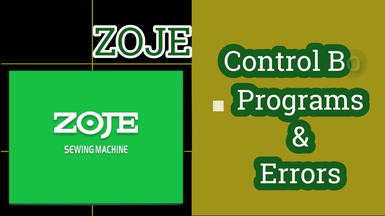 How to Download? ZOJE CONTROL BOX PROGRAMS & ERRORS PDF