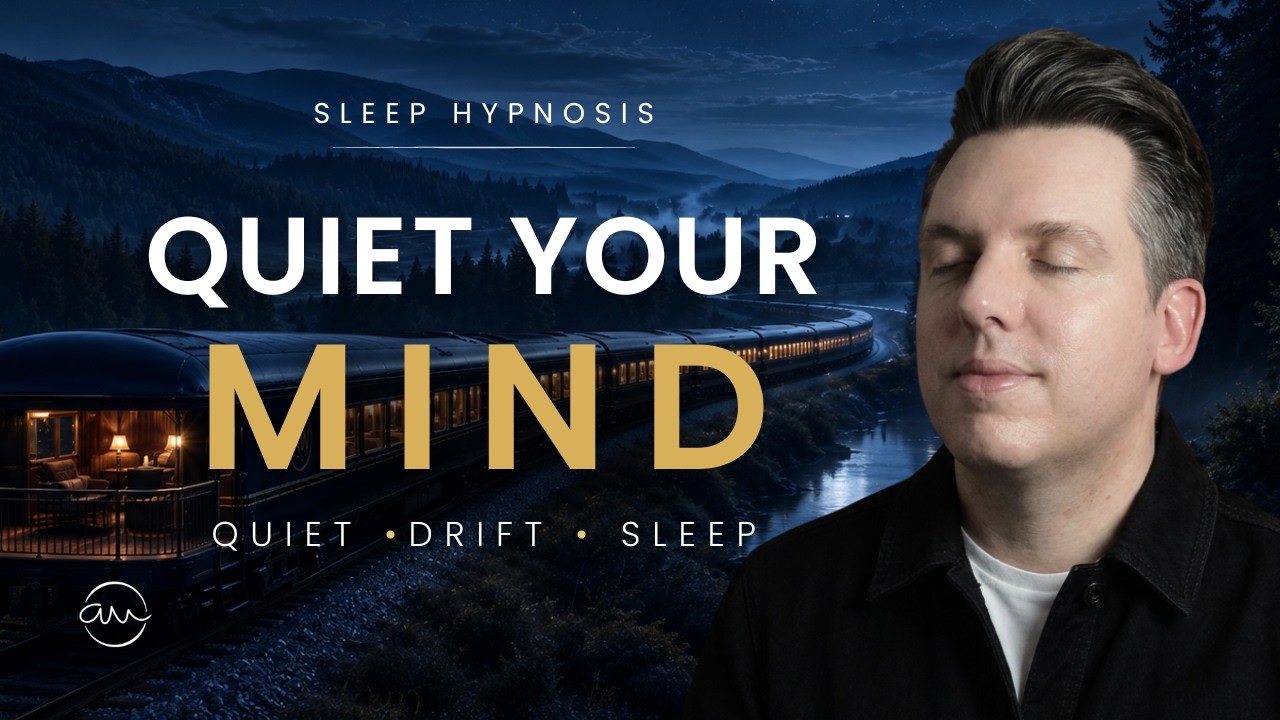 Overthinking Keeping You Awake? Sleep Hypnosis to Calm Racing Thoughts | Black Screen