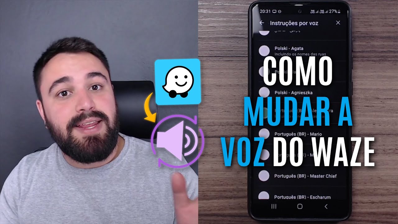 COMO MUDAR A VOZ DO WAZE
