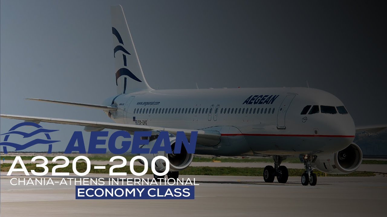 [FLIGHT REVIEW ] AEGEAN AIRLINES | CHANIA - ATHENS| AIRBUS A320-200
