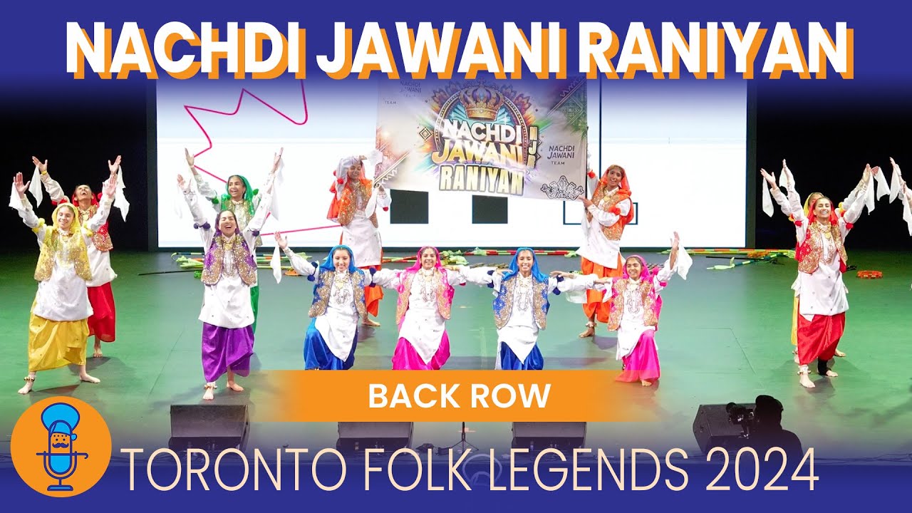 Nachdi Jawani Raniyan | 1st Place | Toronto Folk Legends 2024 | Back Row 4K