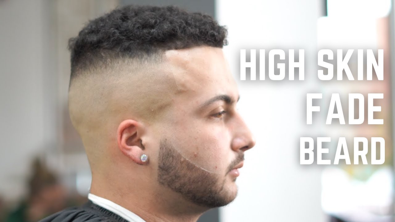 HIGH FADE WITH BEARD BARBER HAIRCUT TUTORIAL