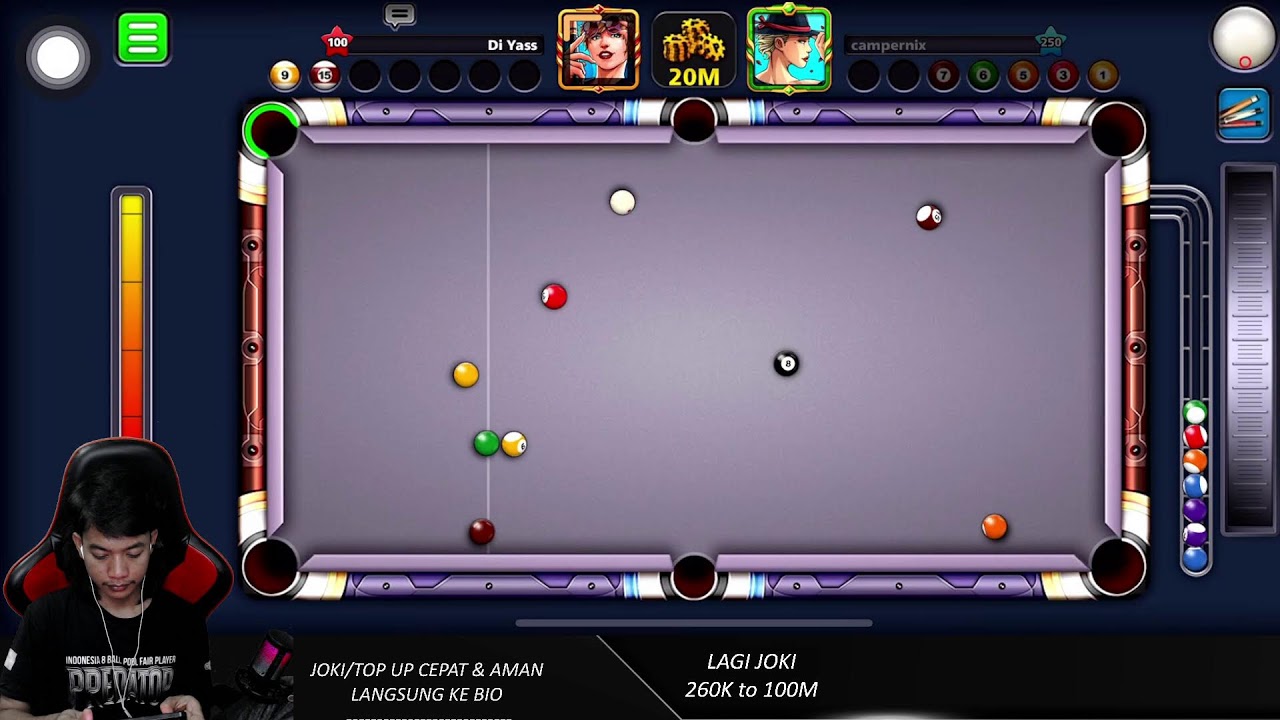 8 Ball Pool OSAKA 200M😱