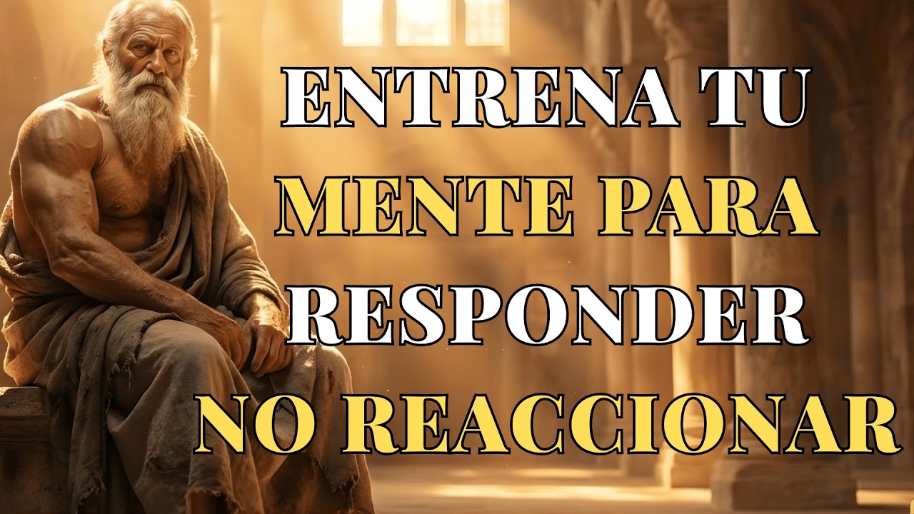 Entrena tu mente para responder, no reaccionar | ESTOICISMO